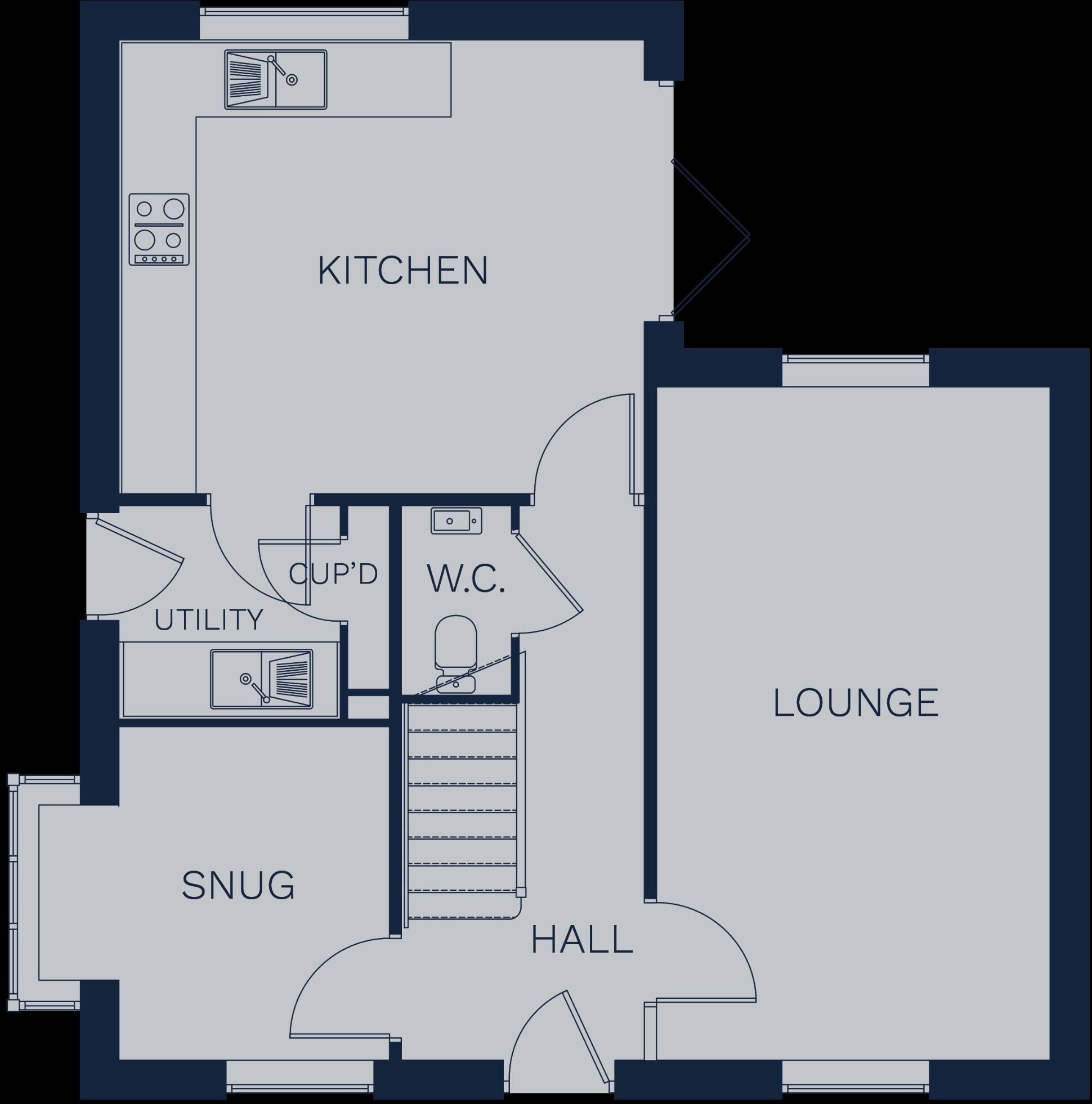 Penhill Pastures, 
Leyburn, 
DL8 5DJ floorplan