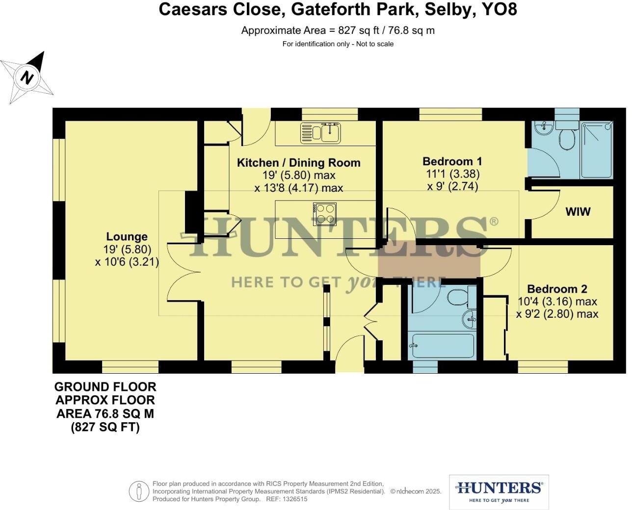 Caesars Close, Gateforth Park floorplan