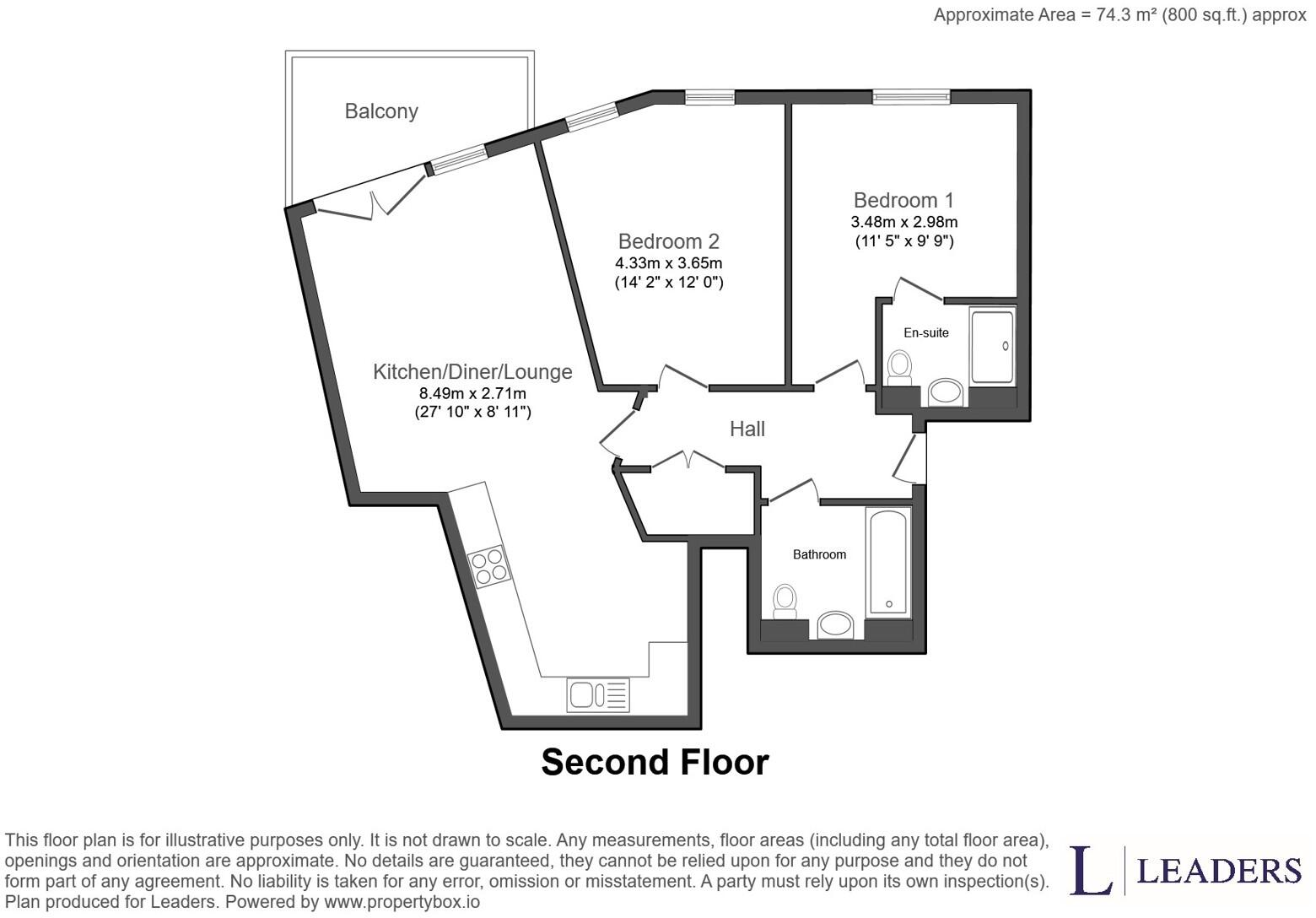 Atlas Way, Oakgrove, Milton Keynes, MK10 floorplan