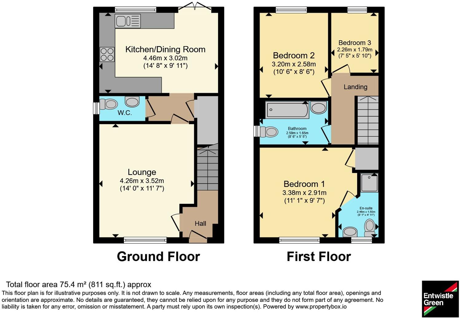 Linnet Court, Farington Moss, Leyland, Lancashire, PR26 floorplan