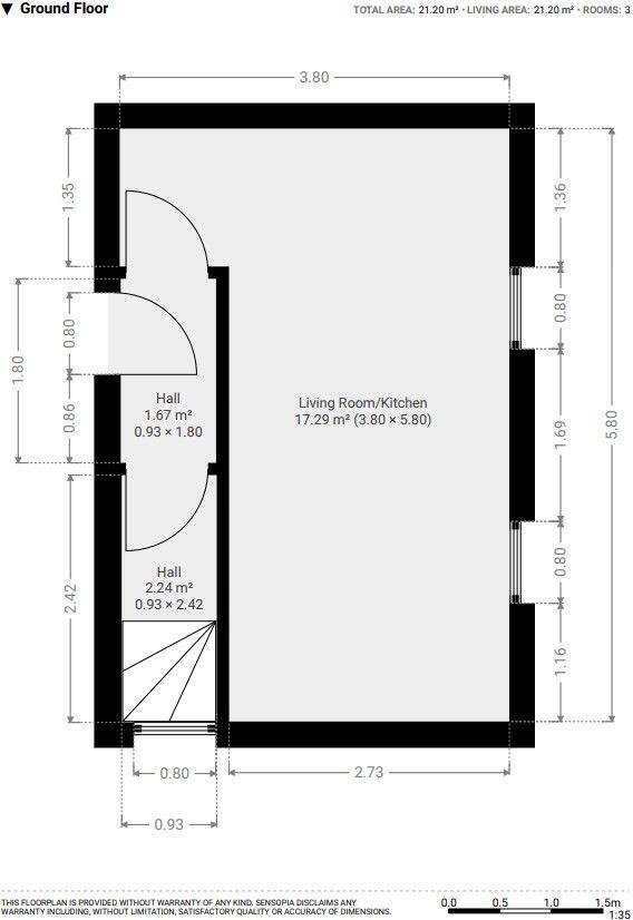Flats 1-5, Vincent Street floorplan