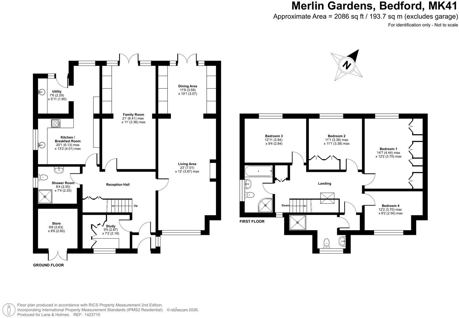 Merlin Gardens, Bedford floorplan