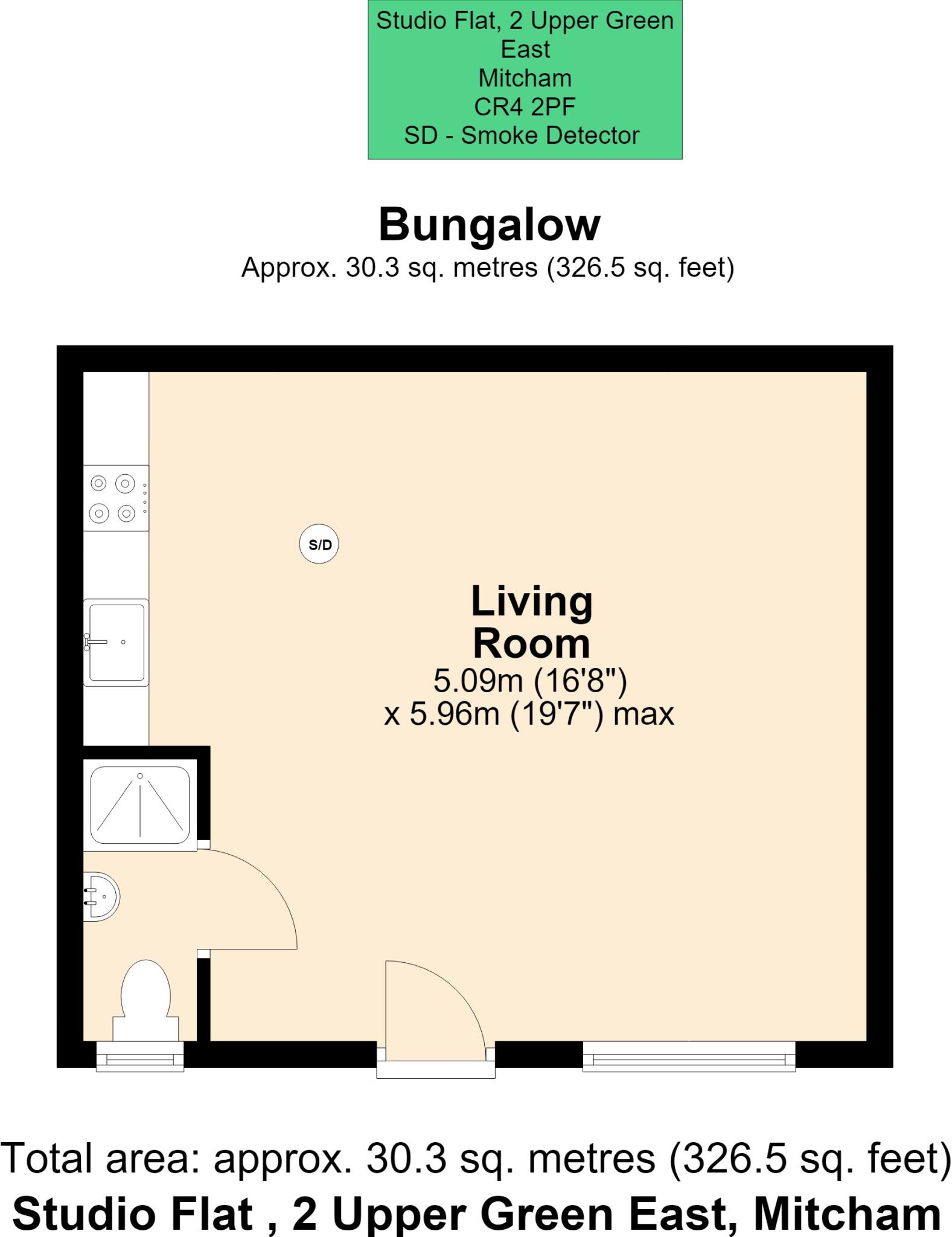 Upper Green East, Mitcham, Surrey, CR4 floorplan