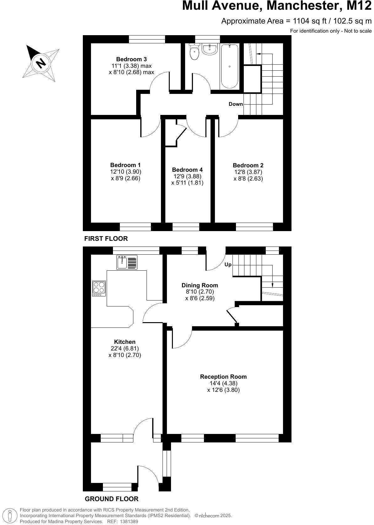 Mull Avenue,  Manchester, M12 floorplan