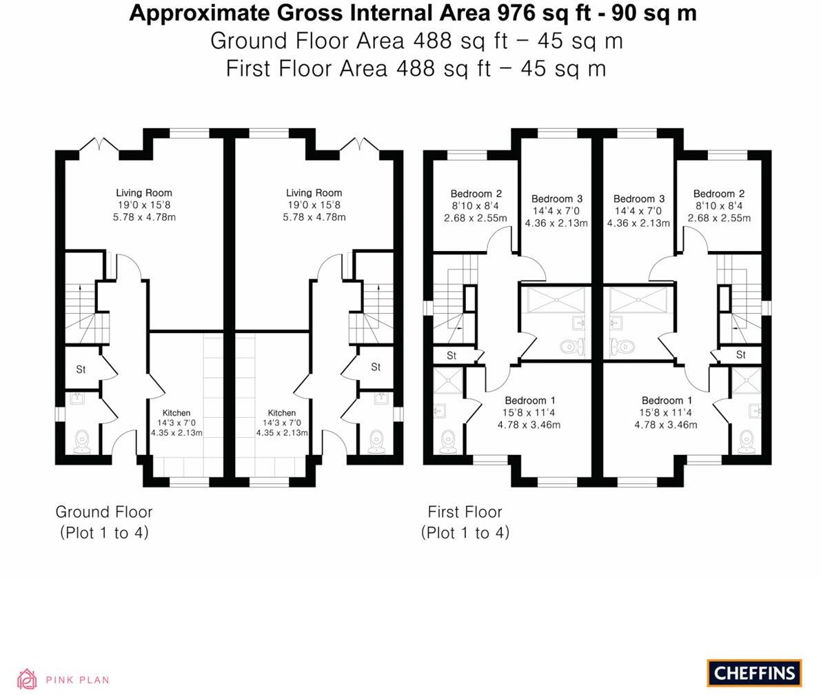 St John Place, Burton End, Haverhill floorplan