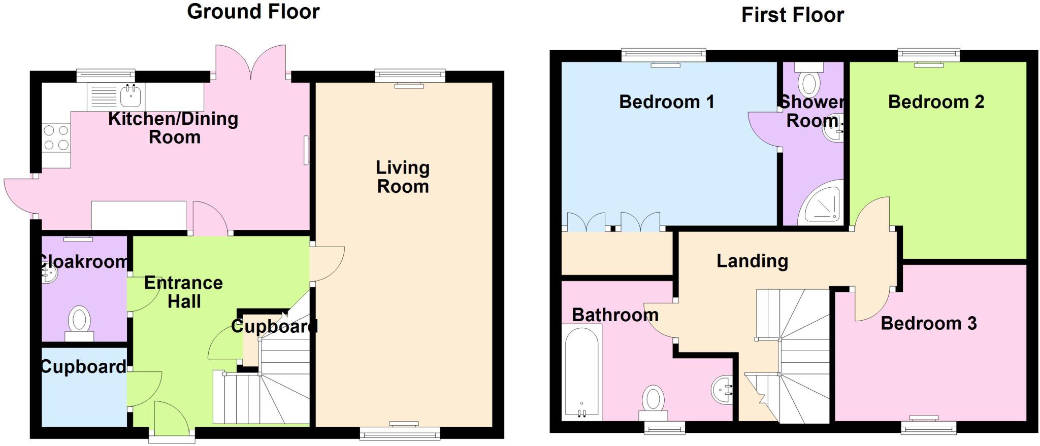 Atkinson Street, Eastgate, Peterborough floorplan