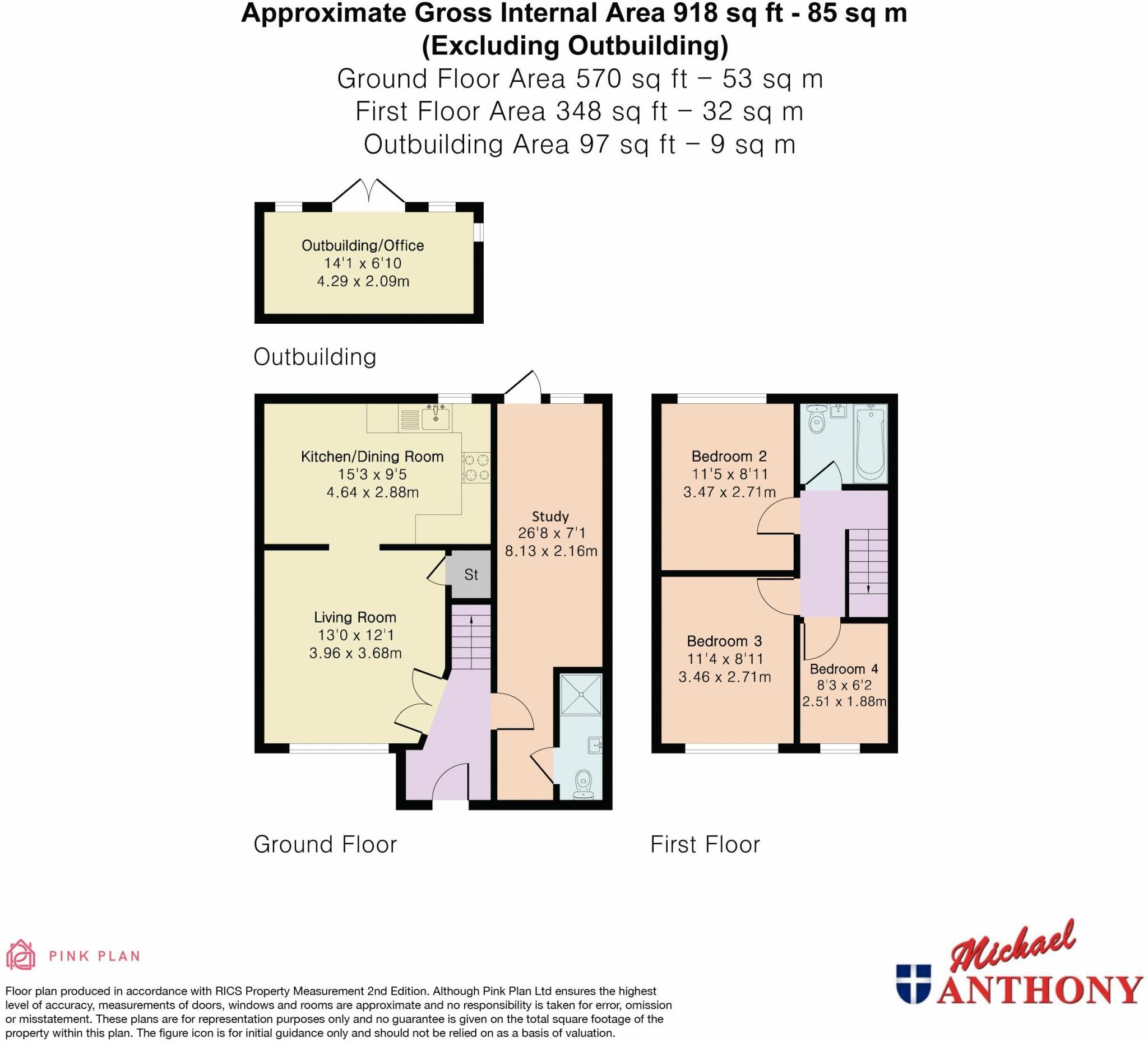 Springfield Gardens, Milton Keynes floorplan