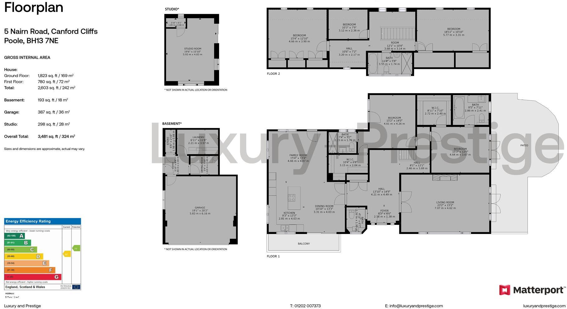 Nairn Road, Canford Cliffs floorplan