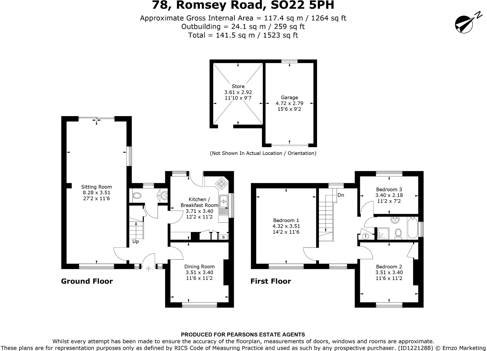 Romsey Road, Winchester floorplan
