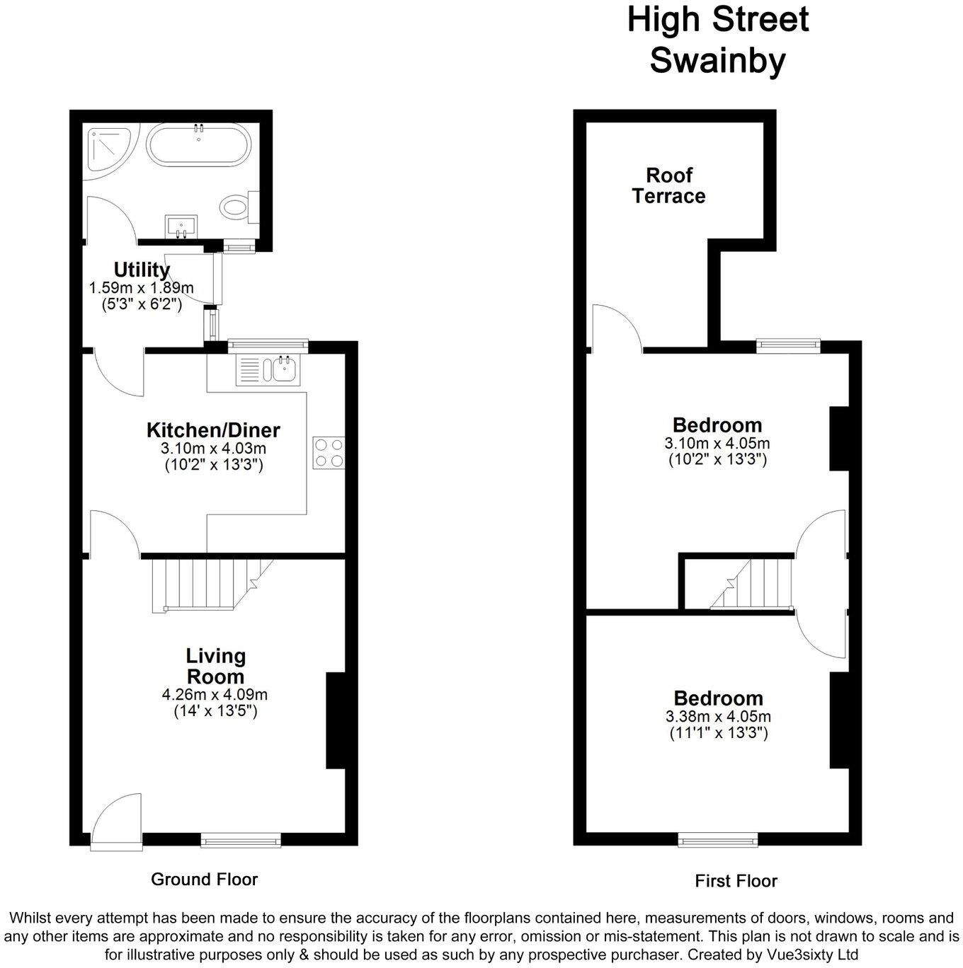 High Street, Swainby, Northallerton, DL6 3DG floorplan