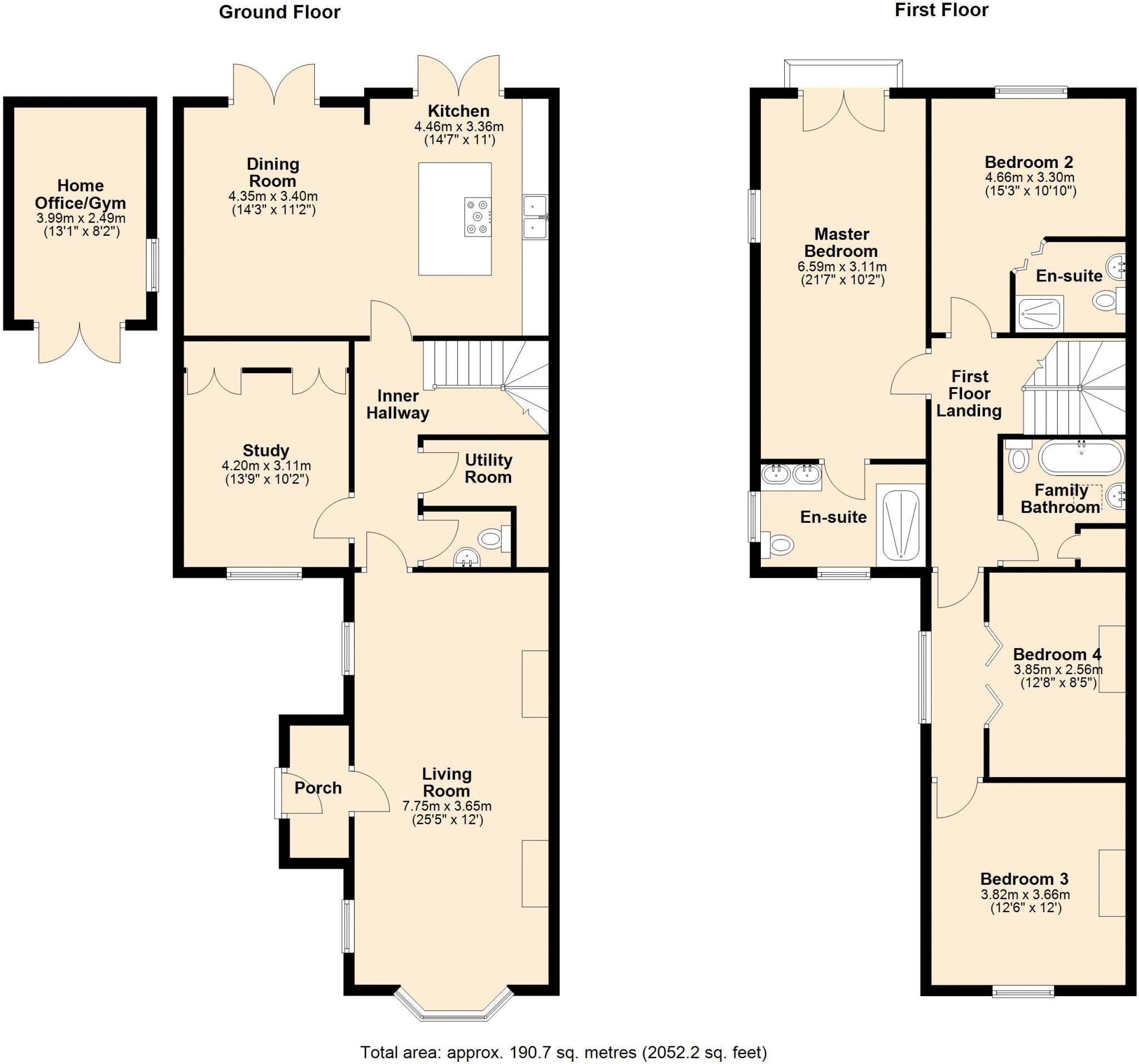 Character Property - Overlooking the Green floorplan