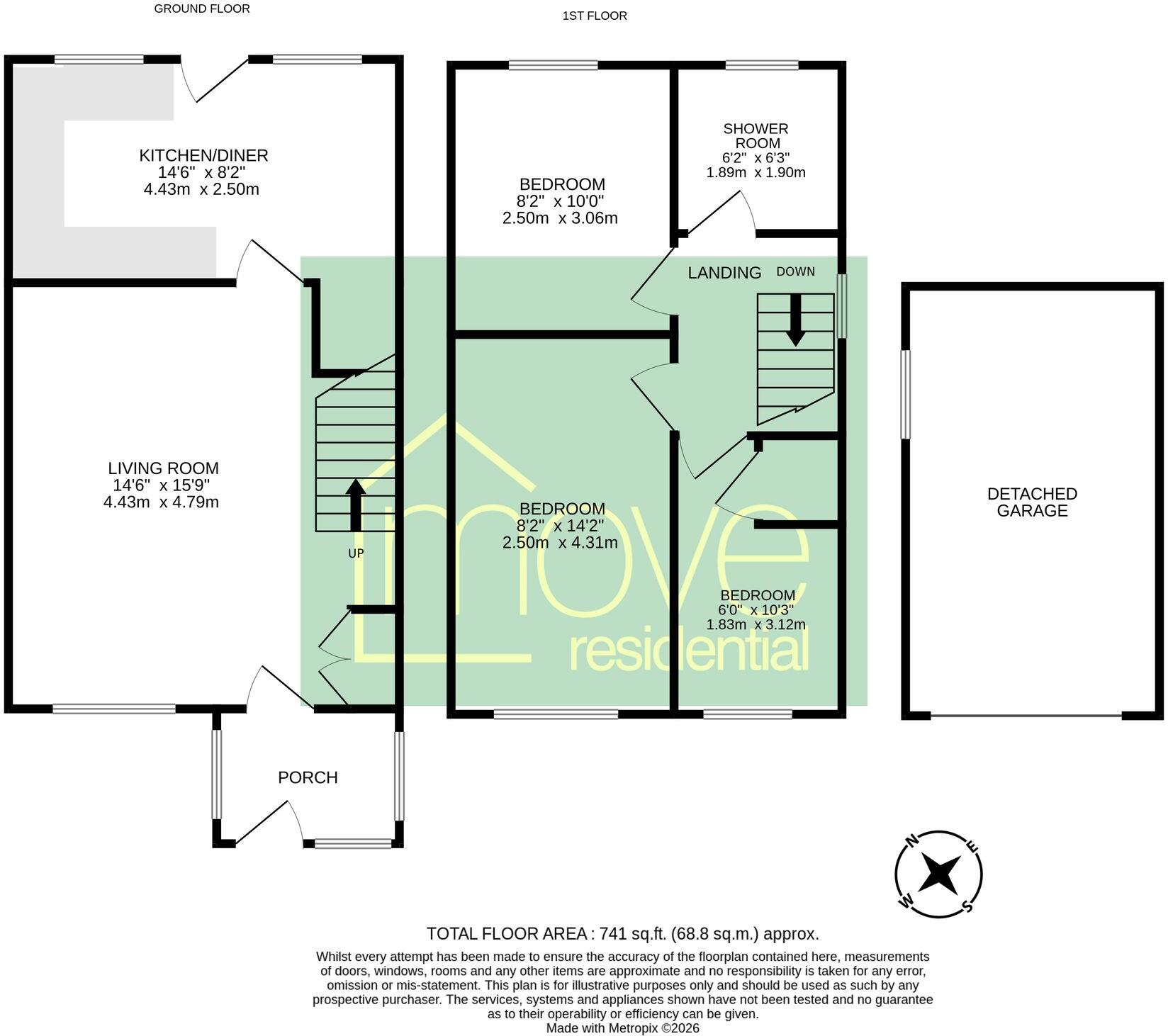 Dunham Close, Wirral, CH62 floorplan