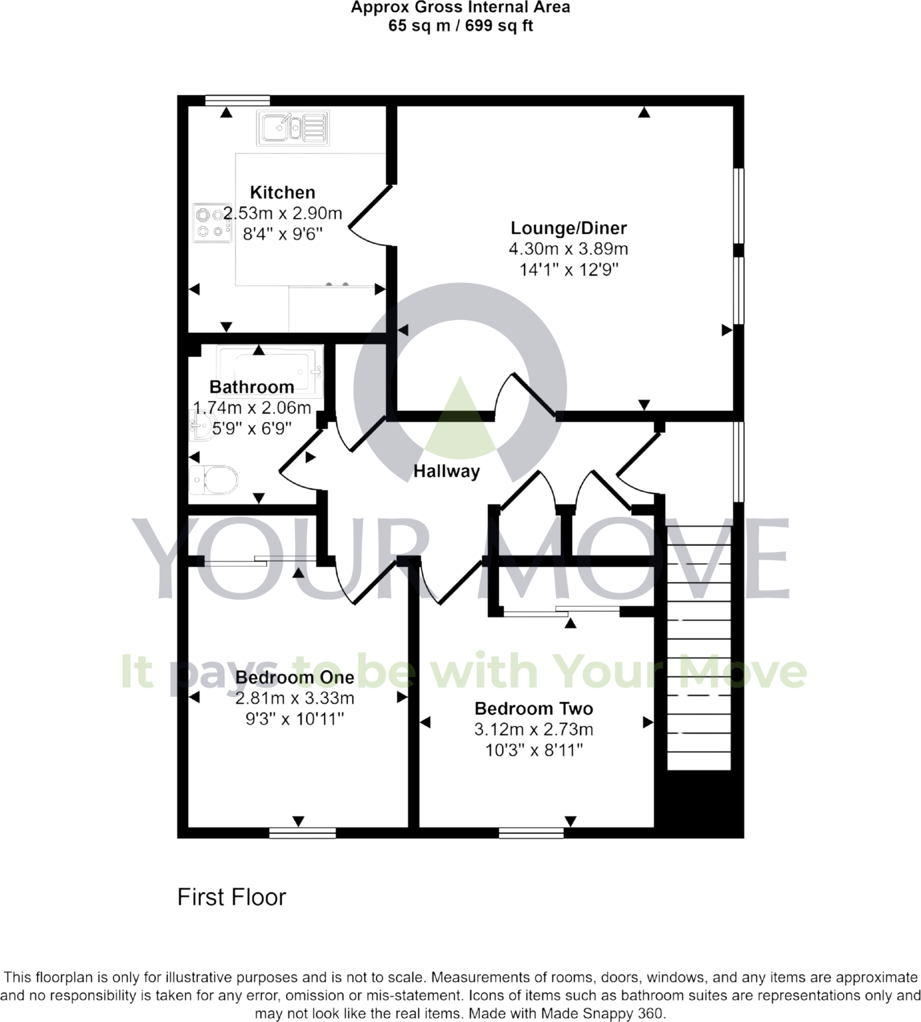 Nobles Court, Muir of Ord, Highland, IV6 floorplan