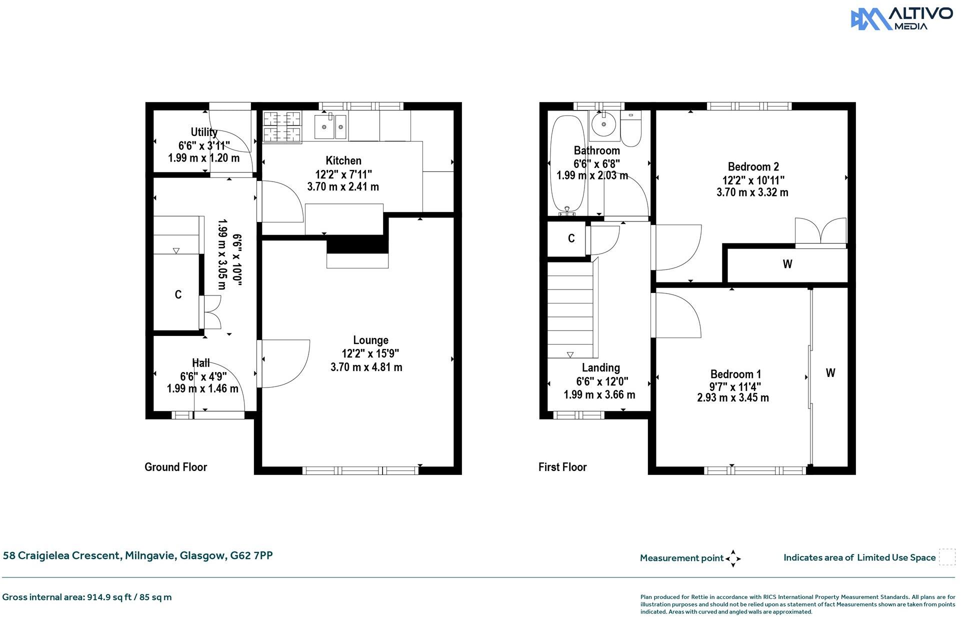Craigielea Crescent, Milngavie floorplan