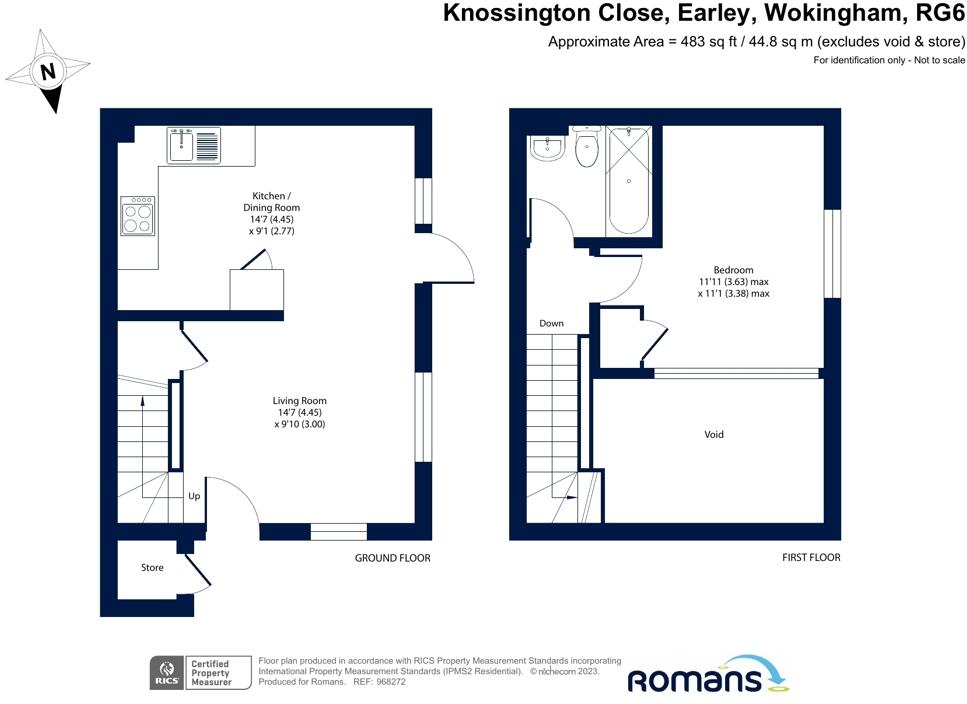 Knossington Close, Earley, Wokingham floorplan