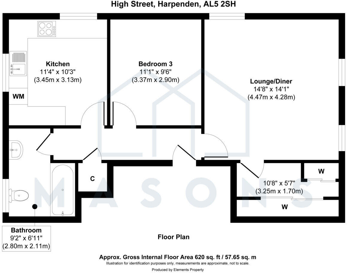 High Street, Harpenden, Hertfordshire, AL5 2SP floorplan