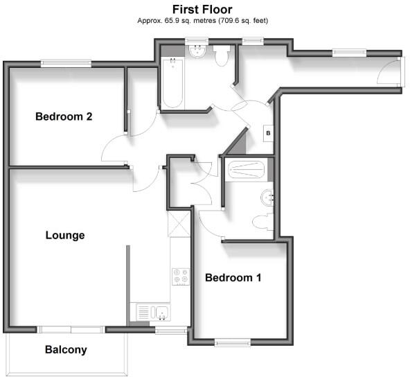 Goodworth Road Redhill RH1 floorplan