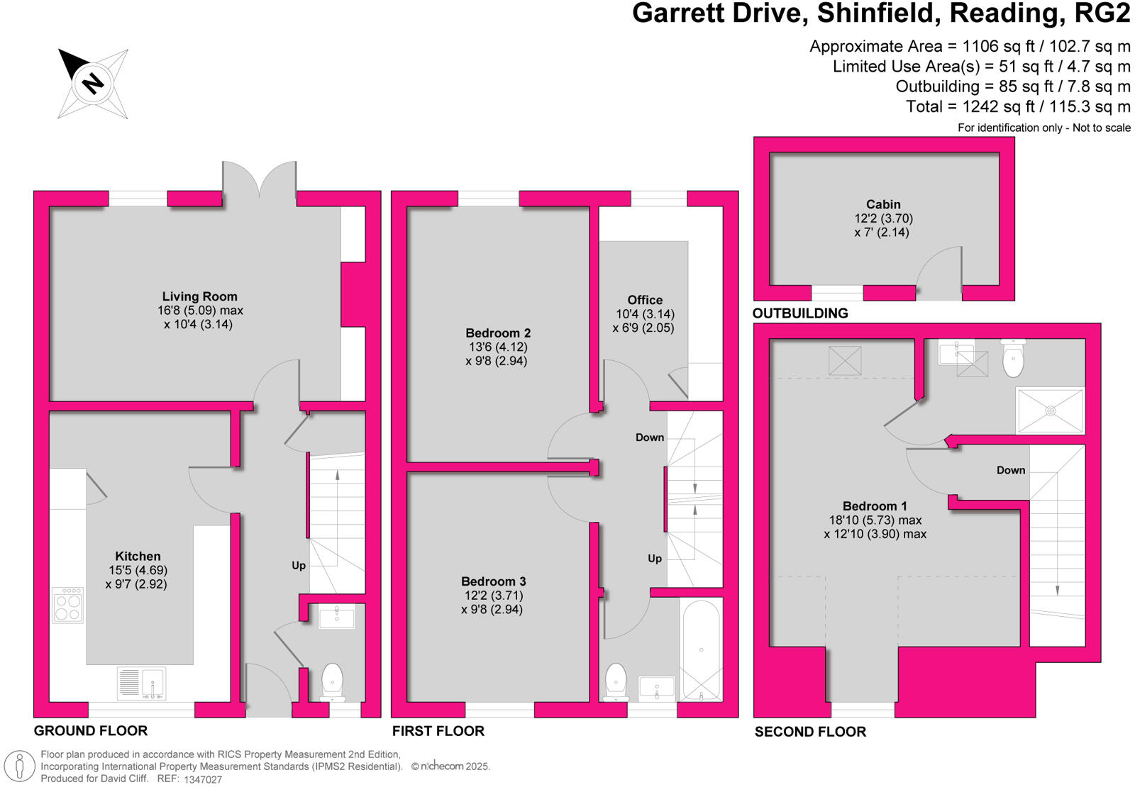 Garrett Drive, Shinfield, Reading, Berkshire, RG2 floorplan