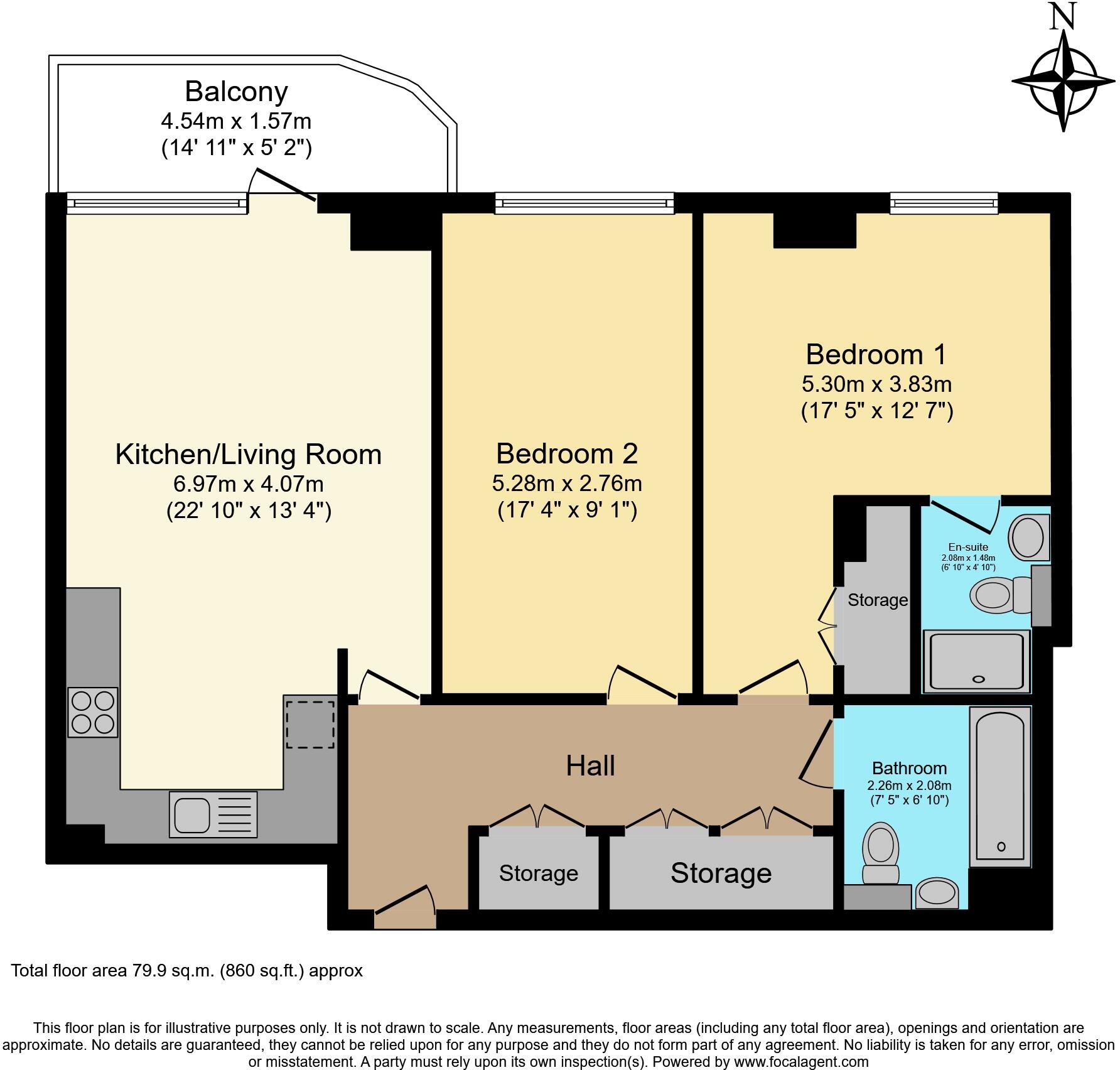 7 Union Way, London, NW10 floorplan