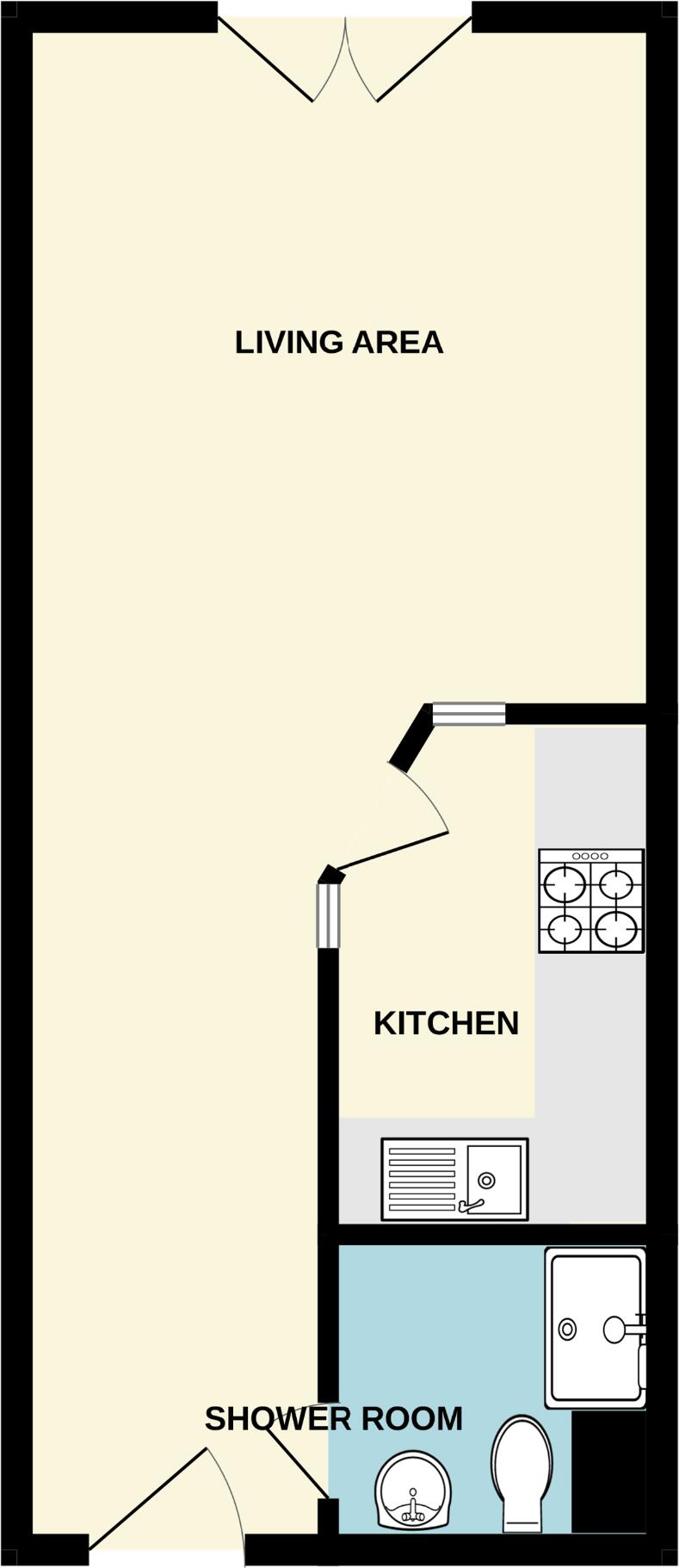 Flat , The Zone,  Whiteway Road, Bristol floorplan