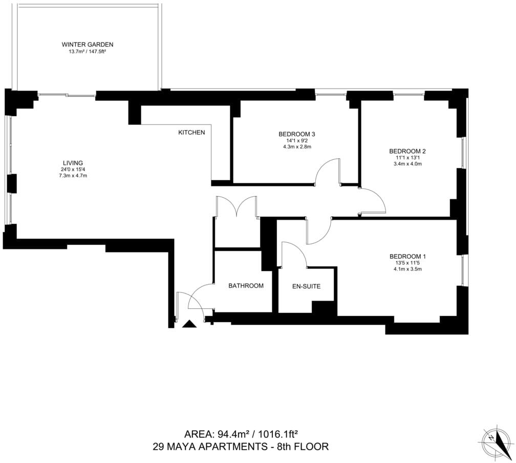 Maya Apartments floorplan