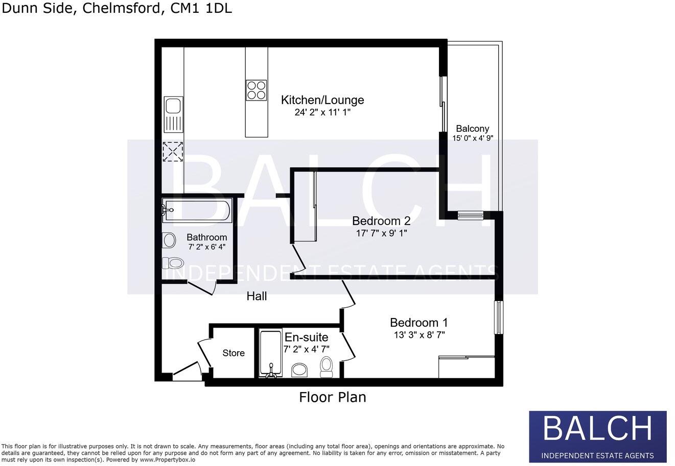 Dunn Side, Chelmsford, CM1 floorplan