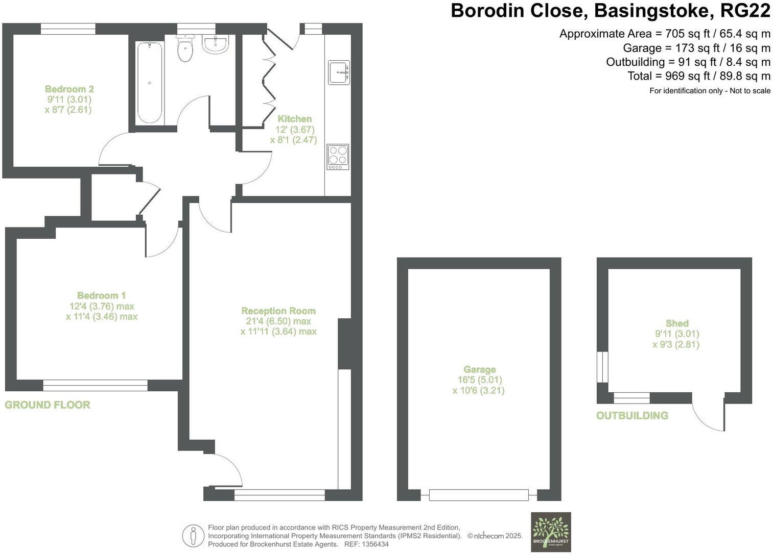 Borodin Close, Basingstoke floorplan
