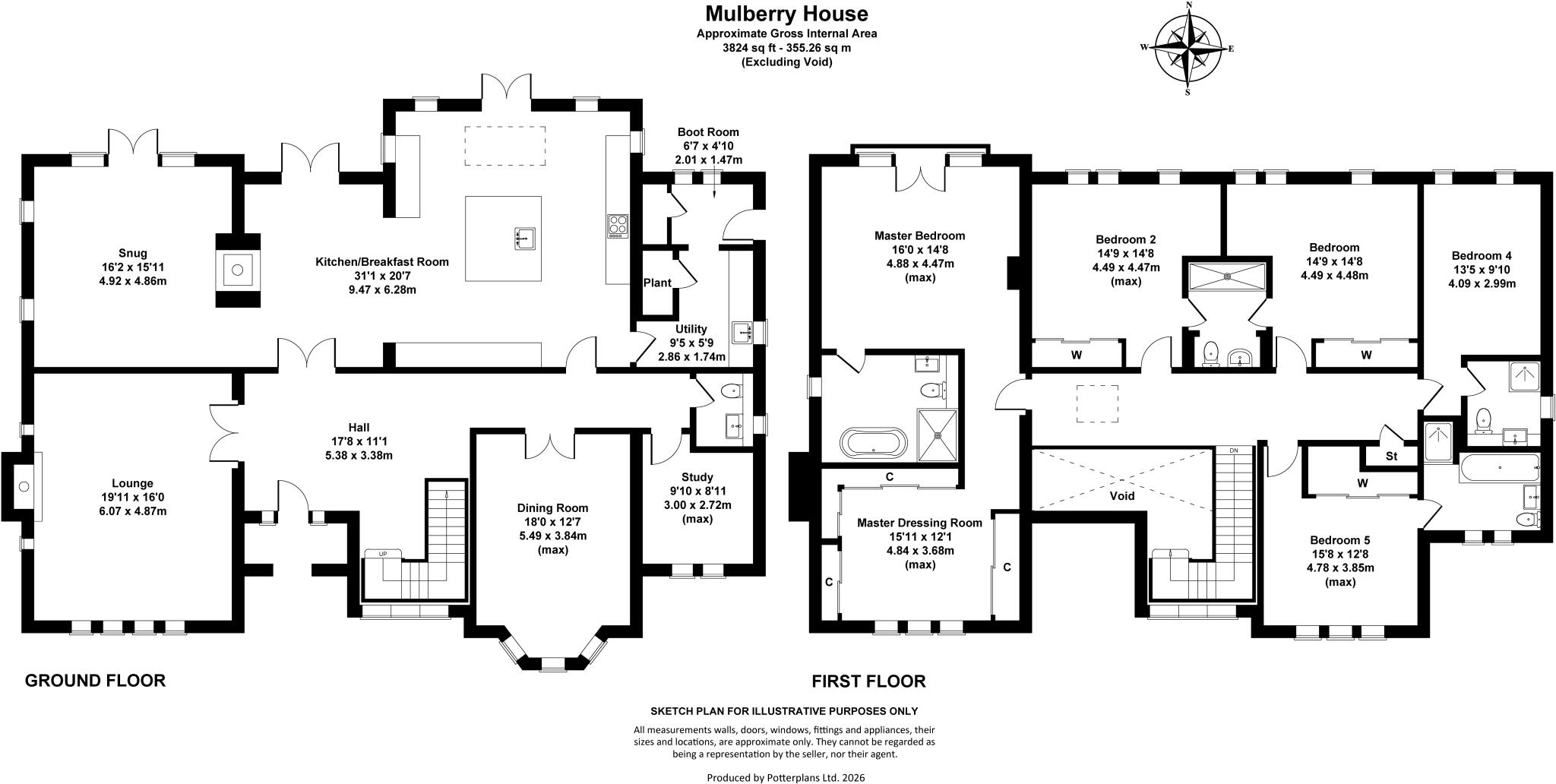 Gorsedd, Holywell, Flintshire, CH8 floorplan