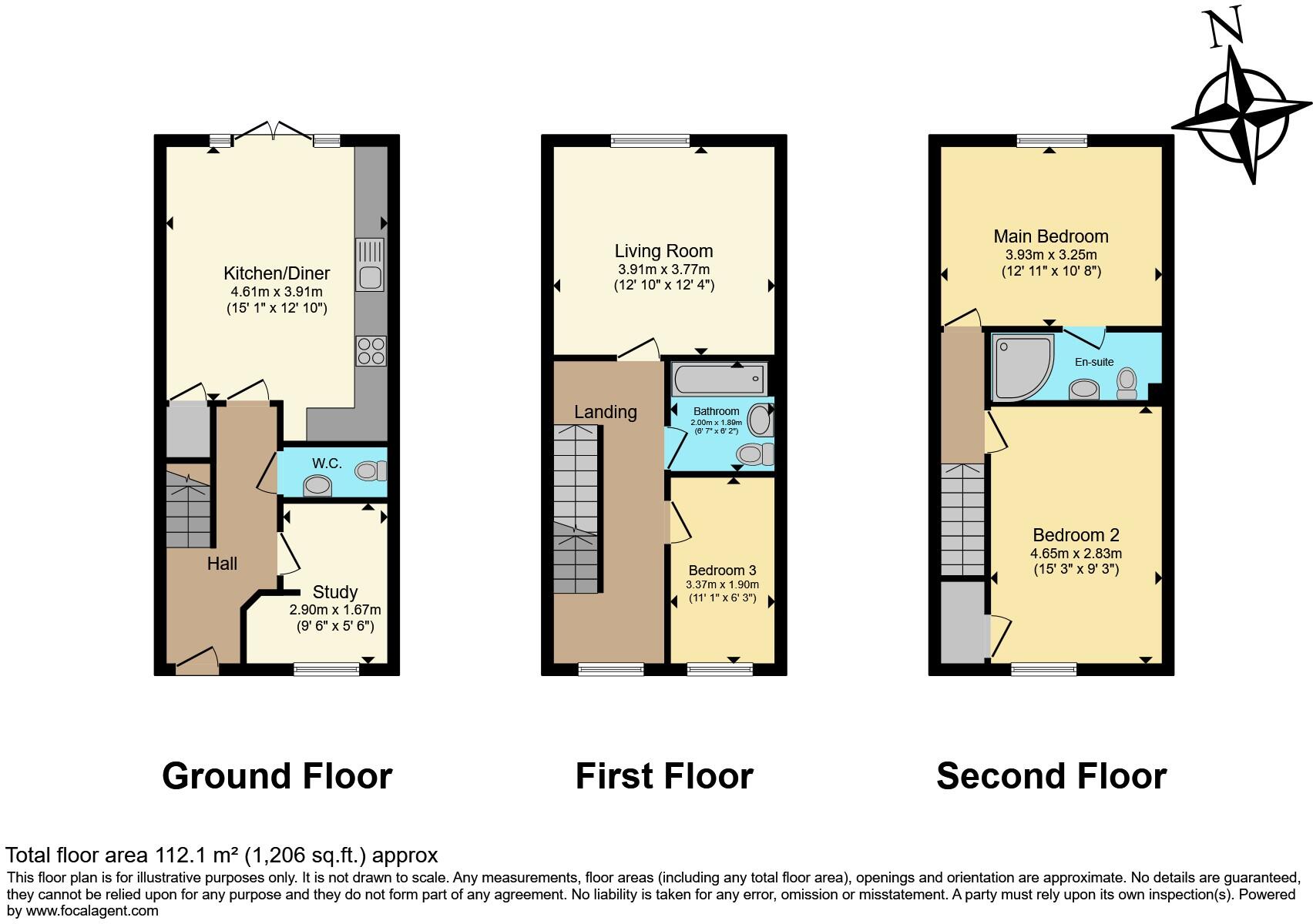 Axmouth Drive, Nottingham, NG3 floorplan
