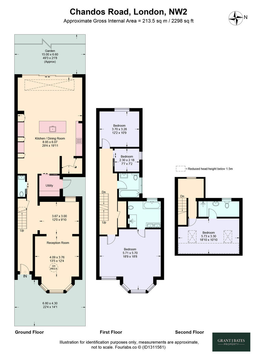 Chandos Road, London, NW2 floorplan