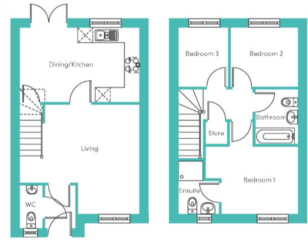 Harebell Drive, Mansfield, NG20 floorplan