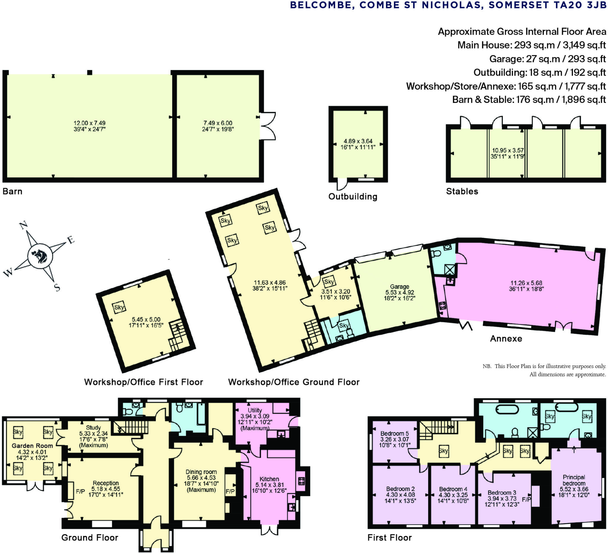 Combe St. Nicholas, Chard, Somerset, TA20 floorplan