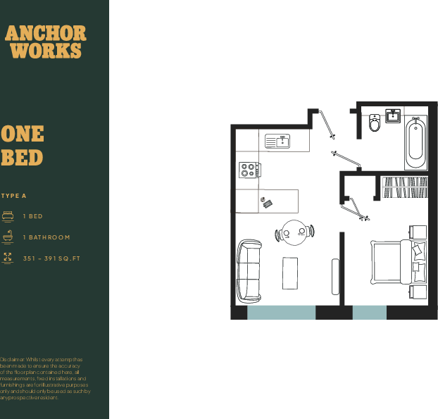 B103, Anchor Works, Dumballs Road, Cardiff(City), CF10 floorplan