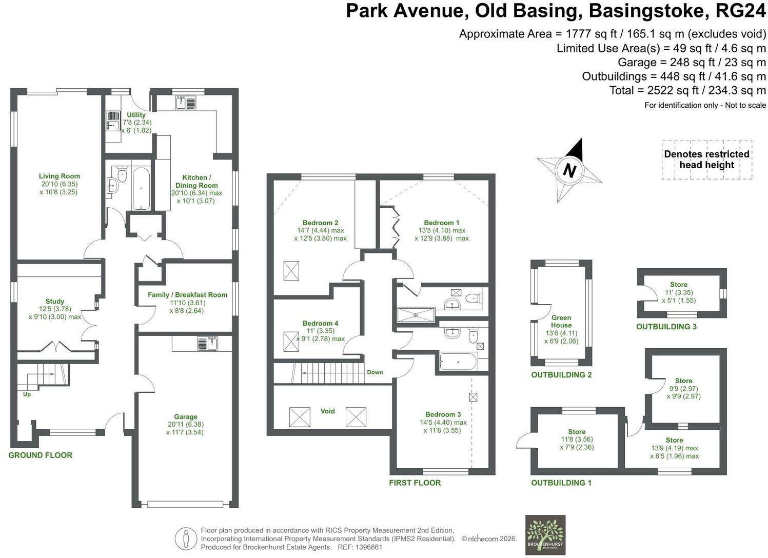 Park Avenue, Old Basing RG24 7HT floorplan