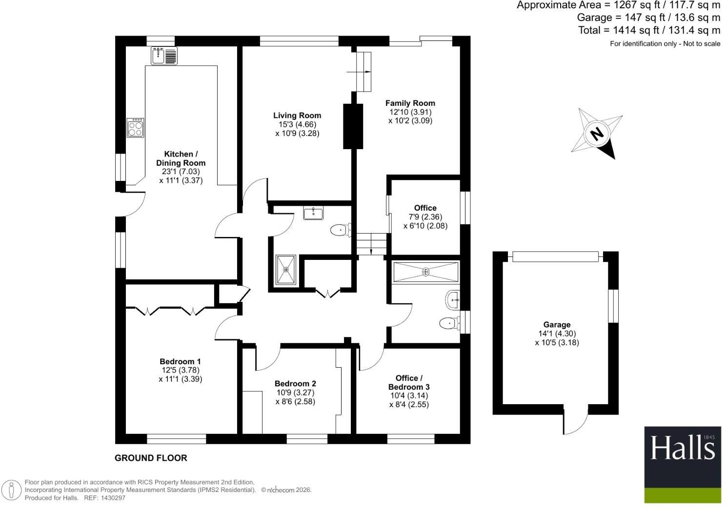 Churchill Drive, Newtown floorplan