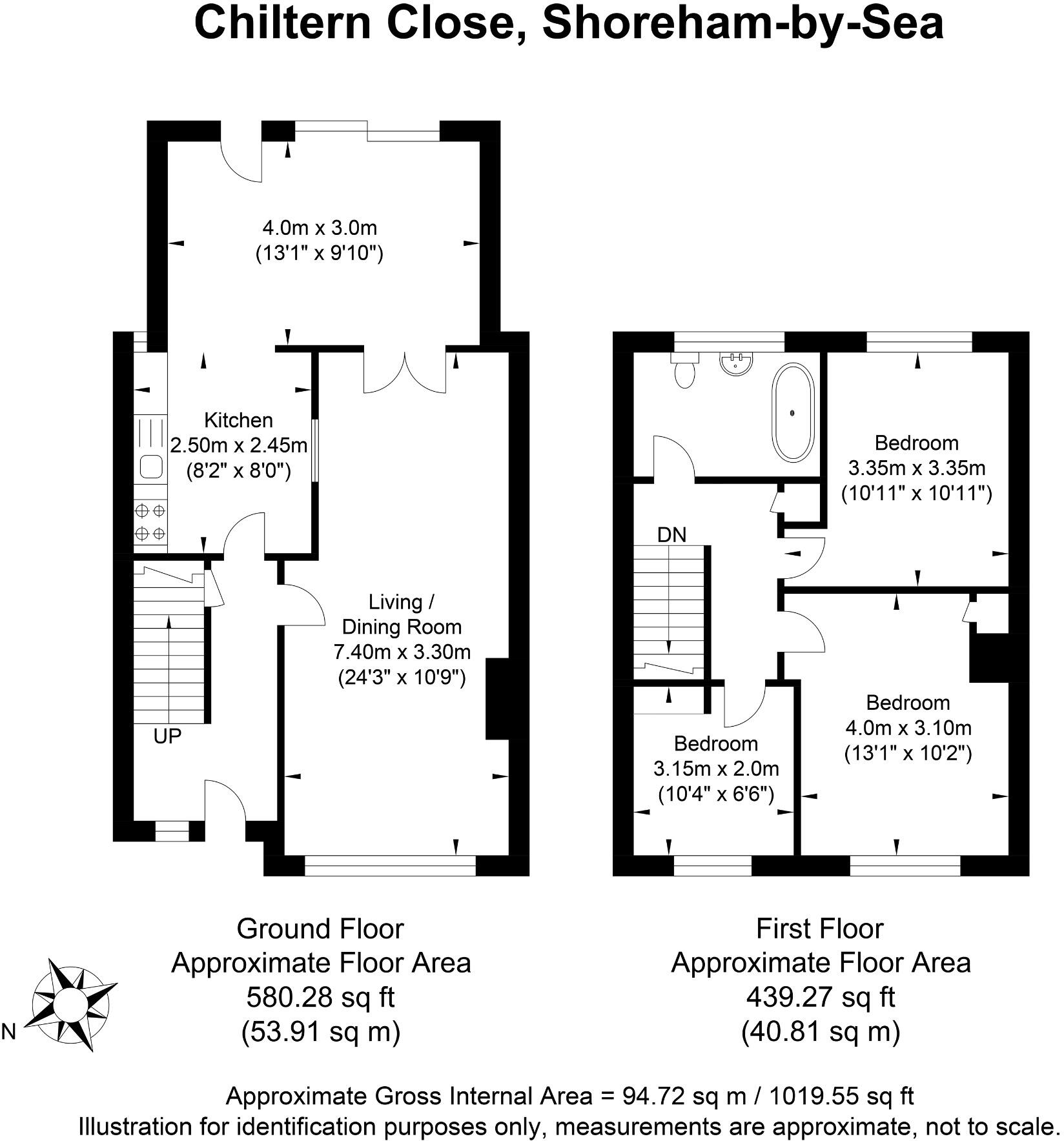 Chiltern Close Shoreham floorplan