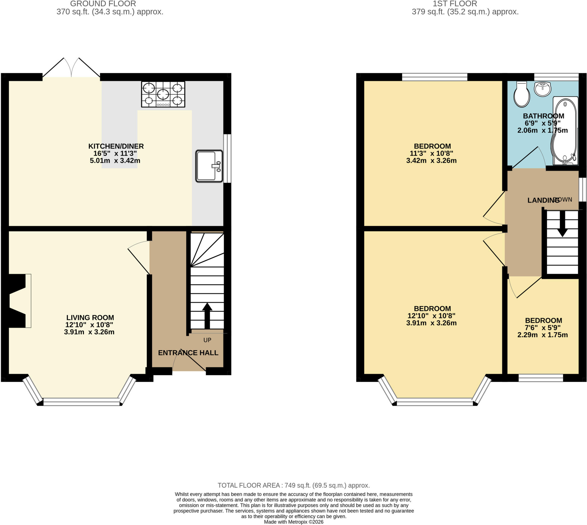 Ridgeway, Leeds, LS8 floorplan