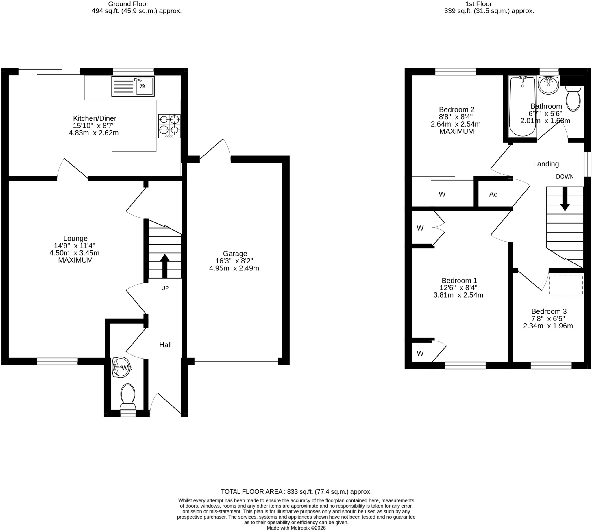 Plantation Road, North Walsham floorplan