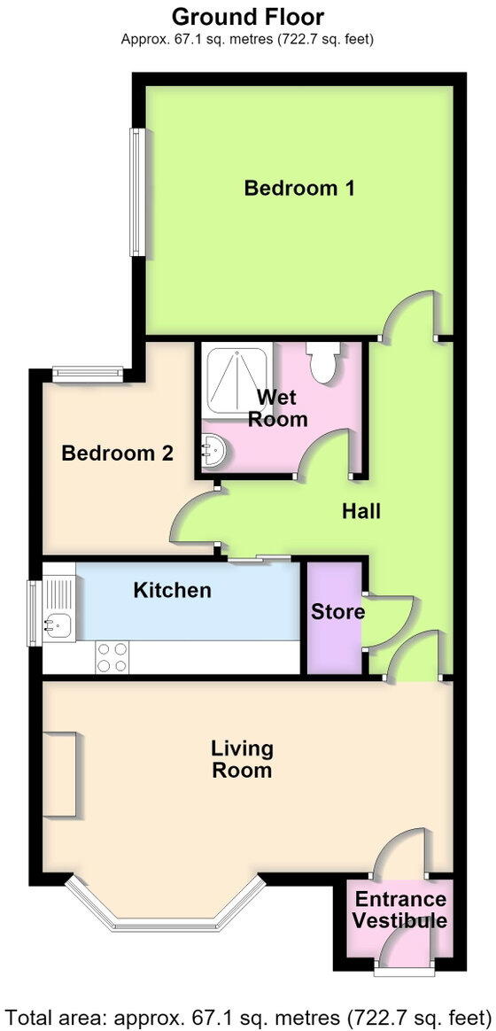 London Street, Southport floorplan