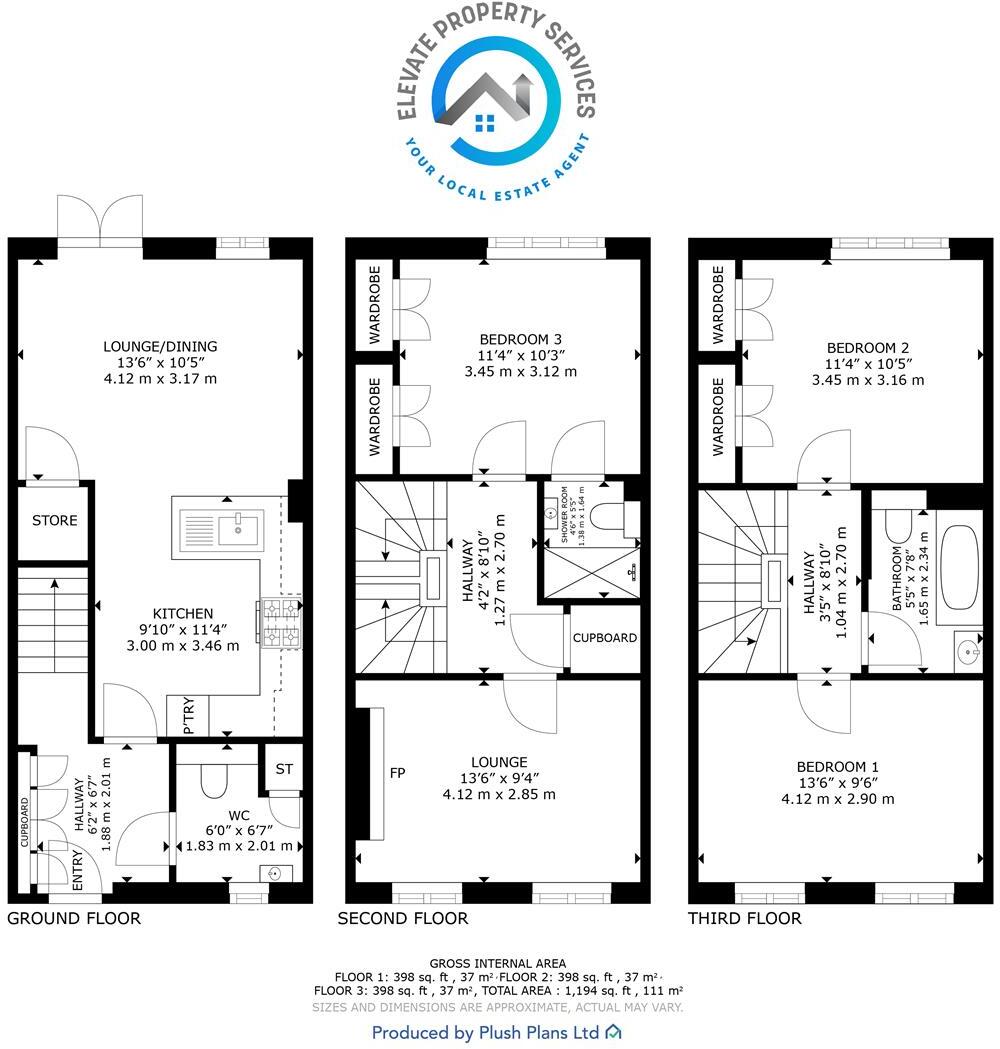 Kilbowie Road, Clydebank floorplan