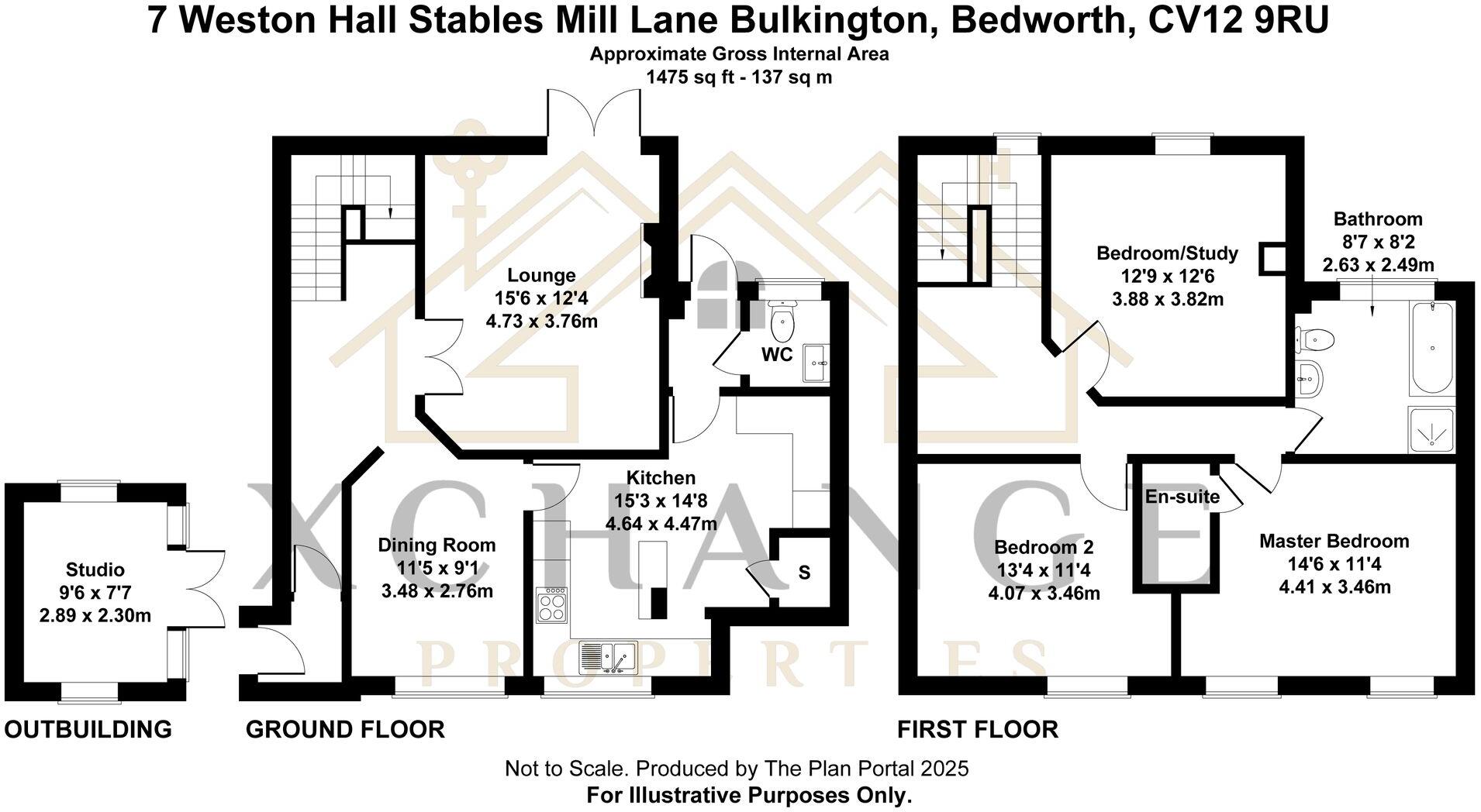 Weston Hall Stables, Mill Lane, Bulkington, CV12 floorplan