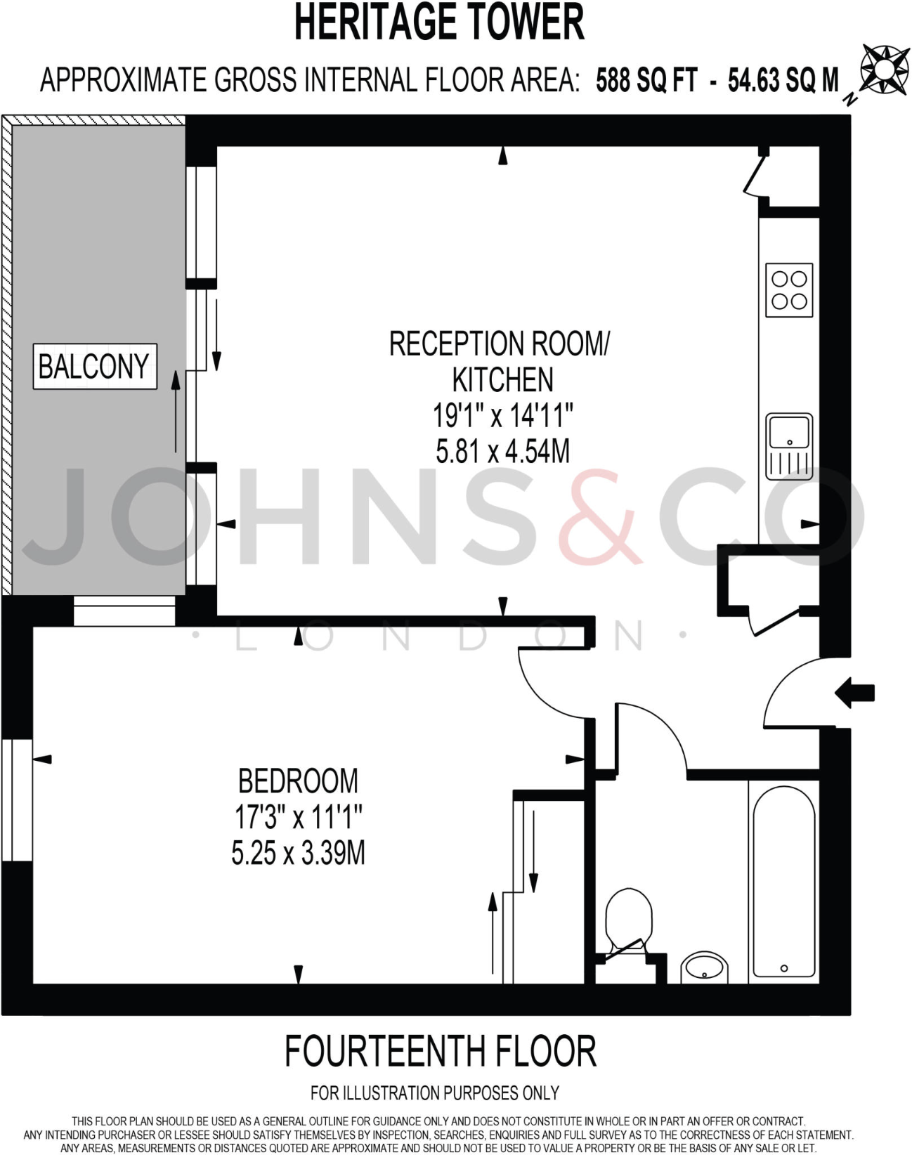 Heritage Tower, East Ferry Road, London floorplan