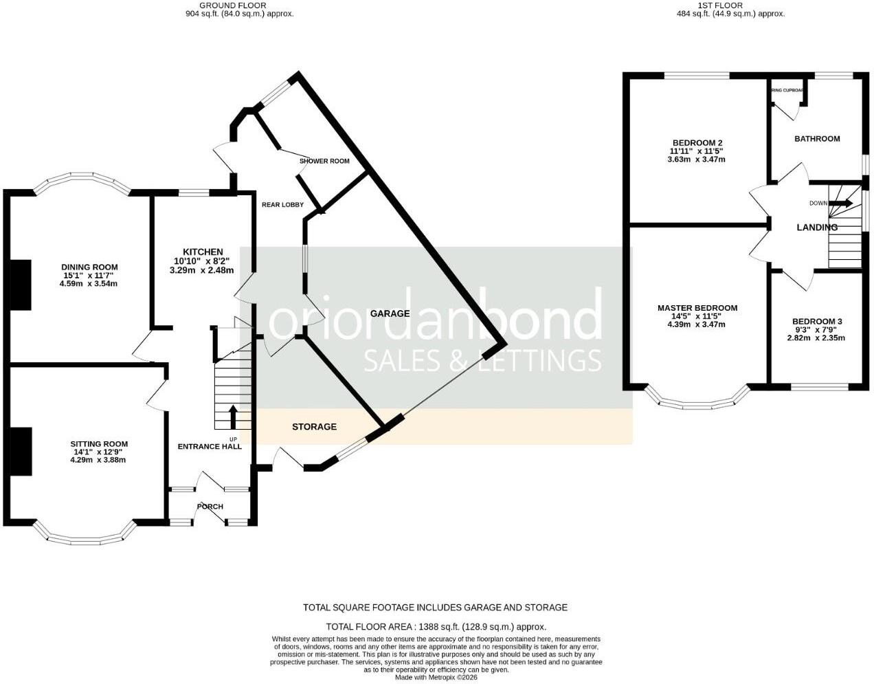 Charnwood Avenue, Westone, Northampton NN3 floorplan