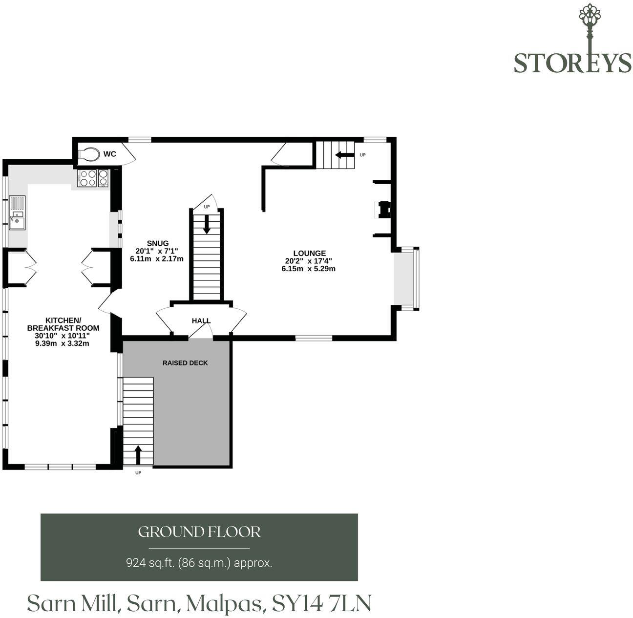 Sarn Mill, Sarn, Malpas, SY14 7LN floorplan
