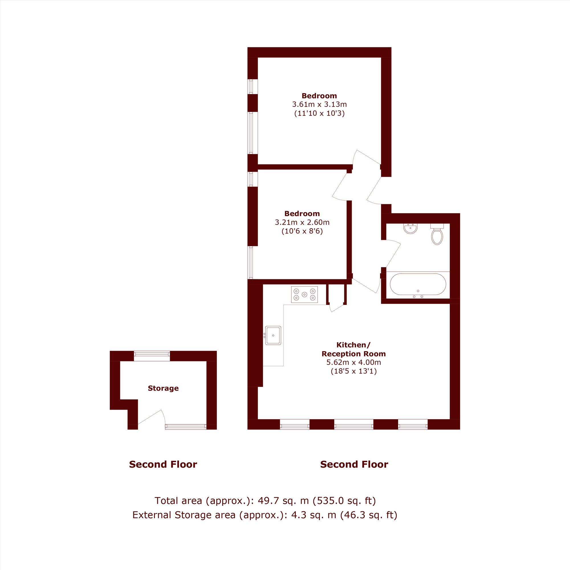 Finborough Road, London floorplan