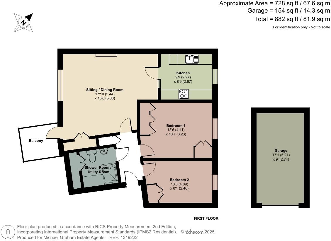Malthouse Court, The Lindens, Towcester, Northamptonshire, NN12 floorplan
