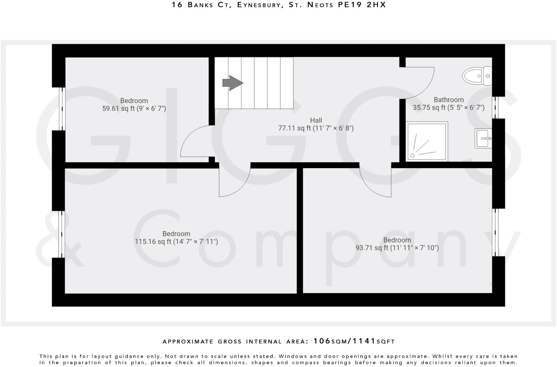 Eynesbury, St. Neots, Cambridgeshire, PE19 floorplan