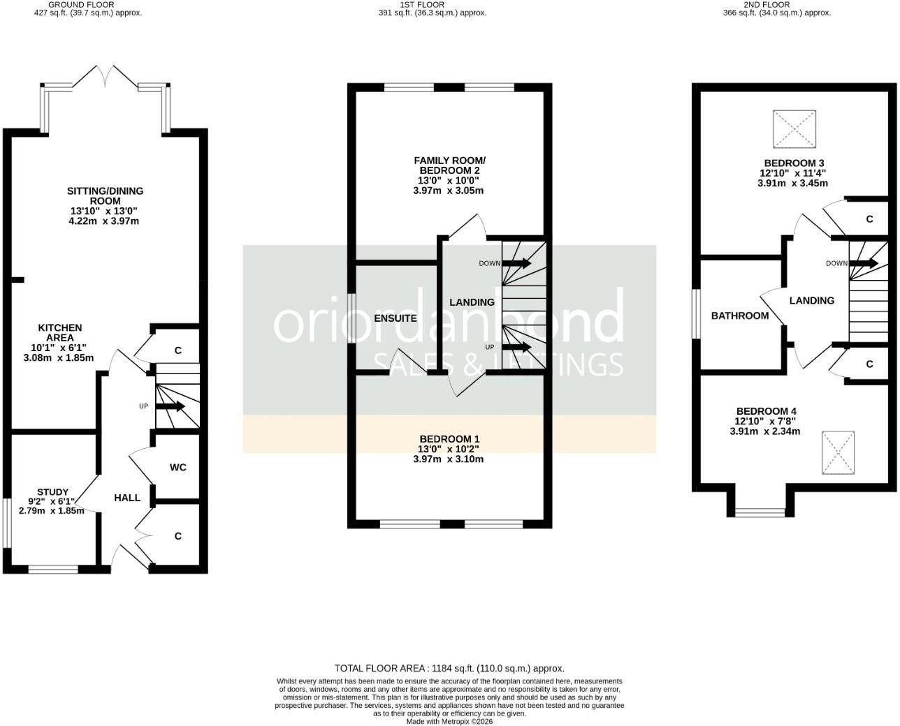Elder Drive, Brixworth, Northamptonshire NN6 floorplan