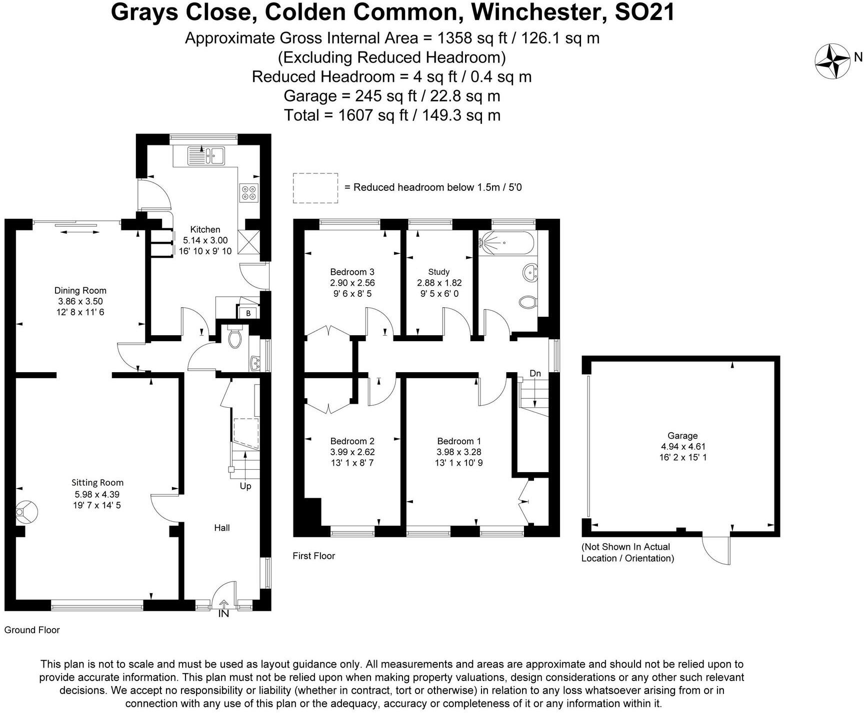 Grays Close, Colden Common, SO21 floorplan