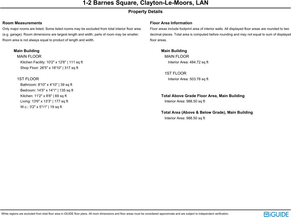 Barnes Square, Clayton Le Moors, Accrington, Lancashire, BB5 floorplan